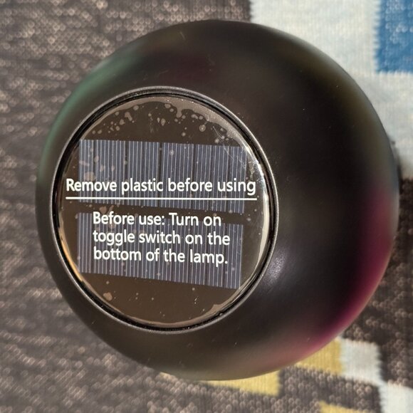 Threshold™ Solar and Rechargeable USB LED Outdoor Table Lamp, Black - Picture 7 of 14